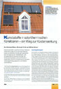 Kunststoffe in solarthermischen Kollektoren – Ein Weg zur Kostensenkung